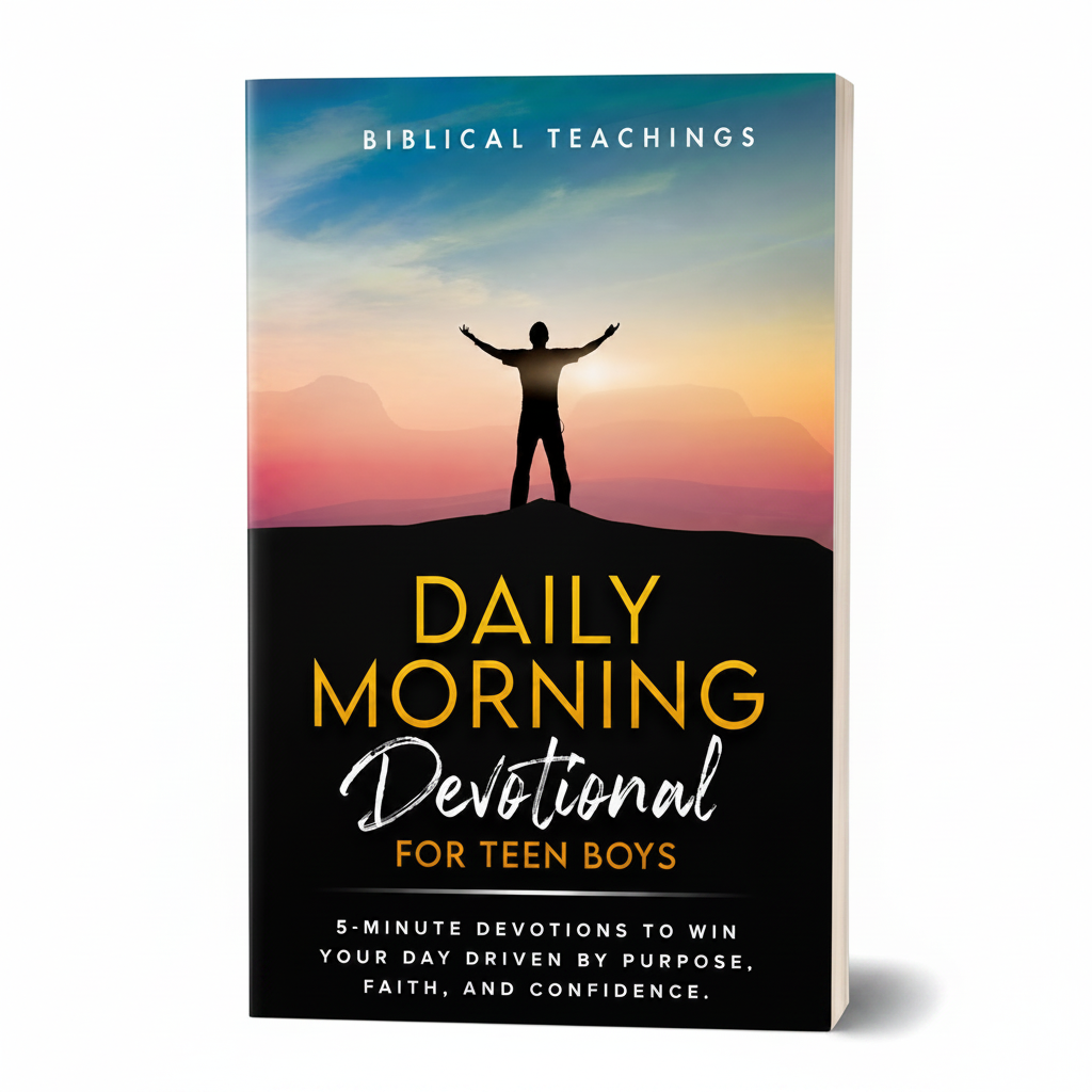 Daily Morning Devotional For Teen Boys: 5-Minute Devotions To Win Your Day Driven By Purpose, Faith, And Confidence. (Paperback)
