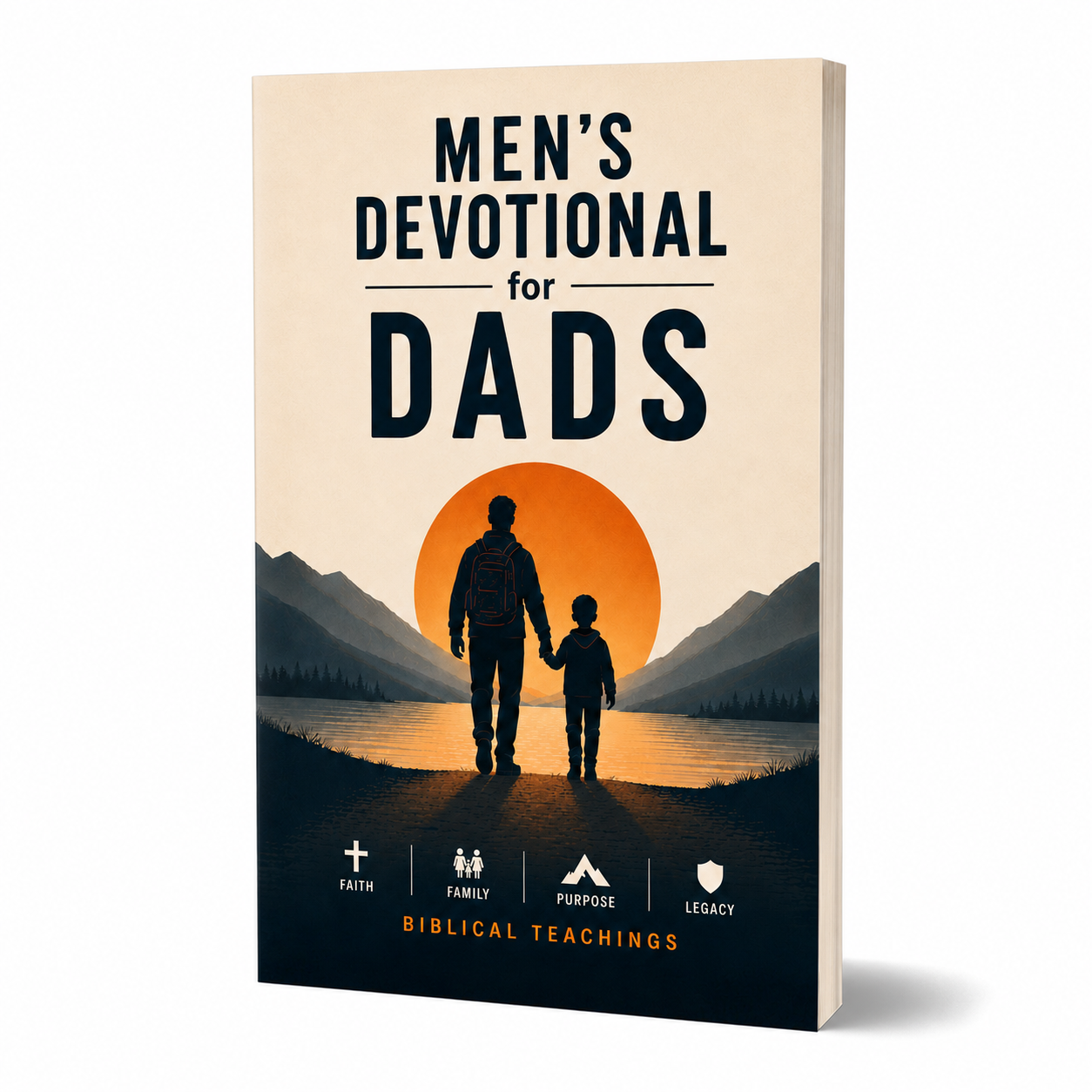 Men's Devotional For Dads: 5-Minute Devotions To Grow In Your Faith, Build Close Family Bonds, And Become The Parent Your Kids Need (Paperback)