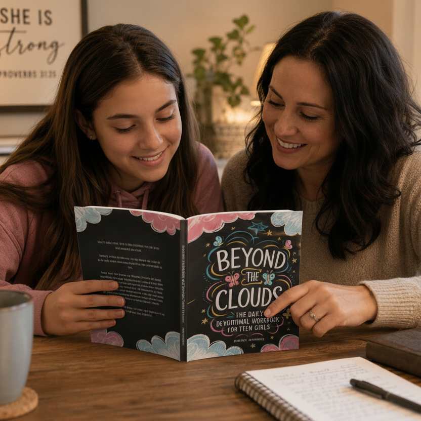 Beyond The Clouds: The Daily Devotional Workbook For Teen Girls: Prayers, Techniques, And Exercises To Help Manage Your Anxiety And Stress In Only 11 Weeks (Paperback)