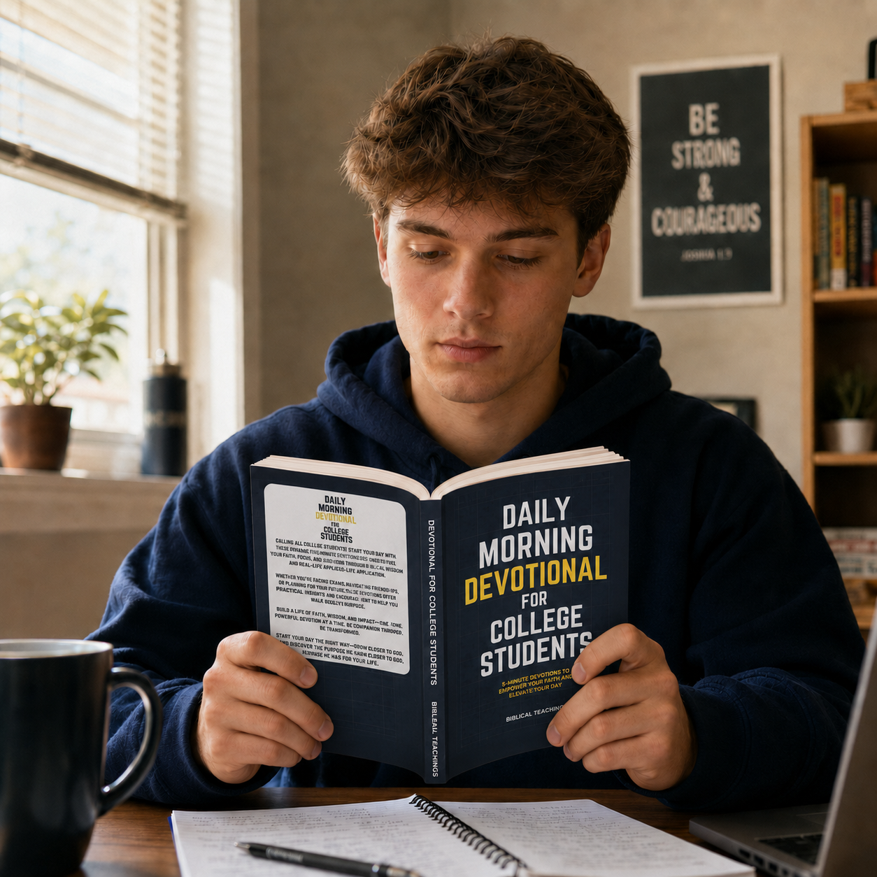 Daily Morning Devotional for College Students: 5-Minute Devotions To Empower Christian Men During Their Studies (Paperback)