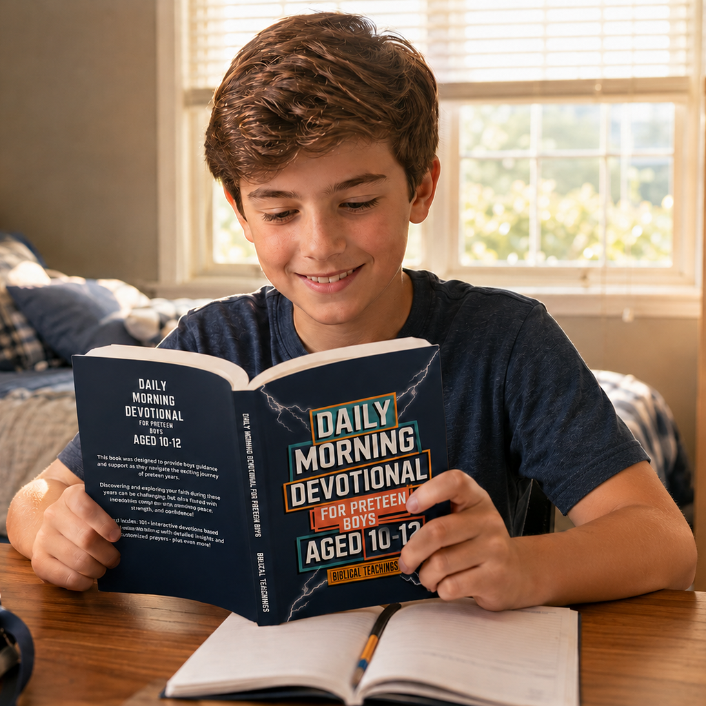 Daily Morning Devotional For Preteen Boys Aged 10-12: 5-Minute Bible Devotions To Build Confidence While Discovering & Exploring Your Faith (Paperback)