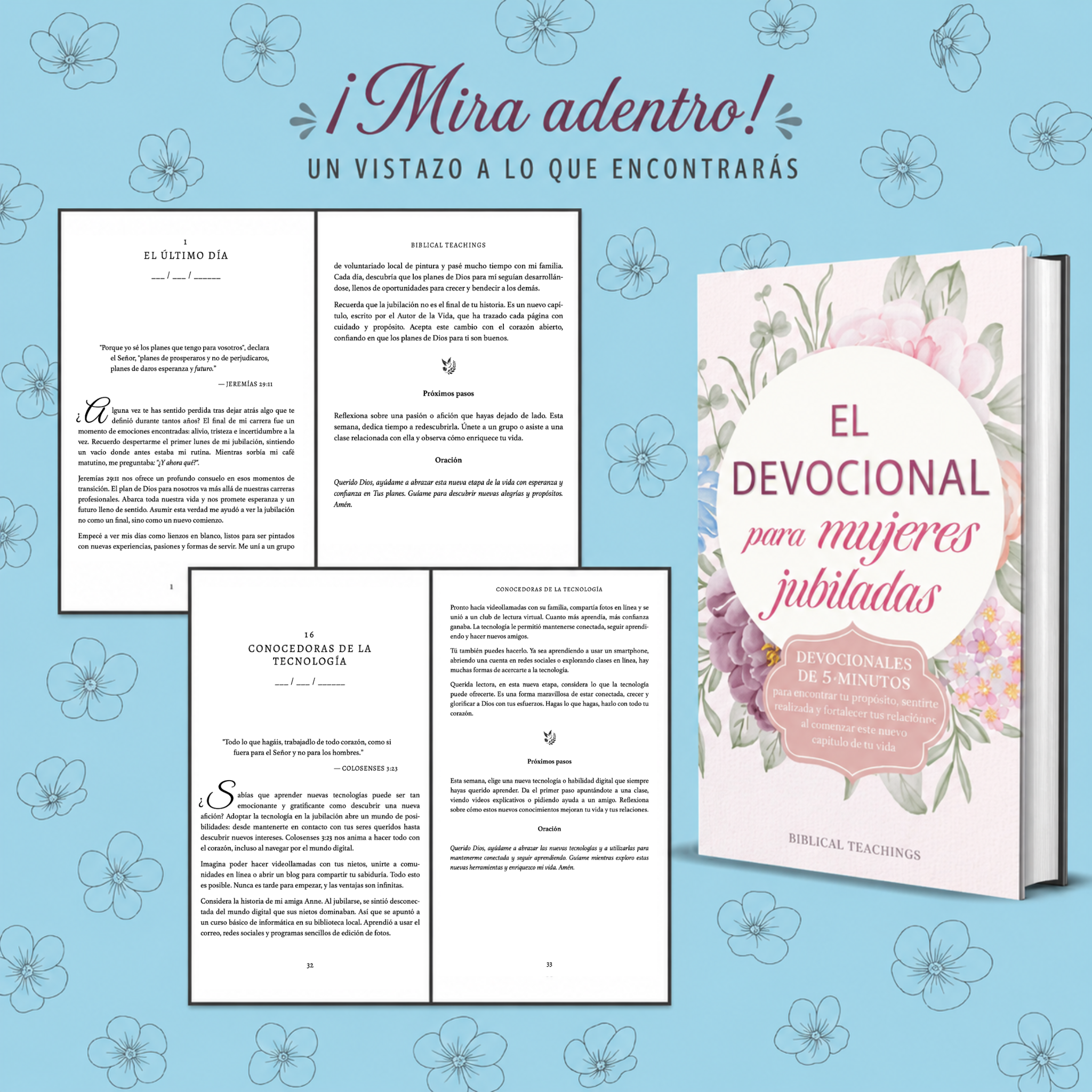 El devocional para mujeres jubiladas: Devocionales de 5-minutos para encontrar tu propósito, sentirte realizada y fortalecer tus relaciones al comenzar este nuevo capítulo de tu vida (Paperback)