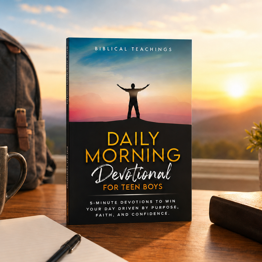 Daily Morning Devotional For Teen Boys: 5-Minute Devotions To Win Your Day Driven By Purpose, Faith, And Confidence. (Paperback)