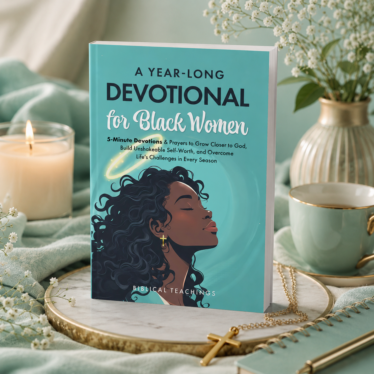 A Year-Long Devotional for Black Women: 5-Minute Devotions & Prayers to Grow Closer to God, Overcome Life’s Challenges, and Build Unshakable Self-Worth in Every Season (Paperback)
