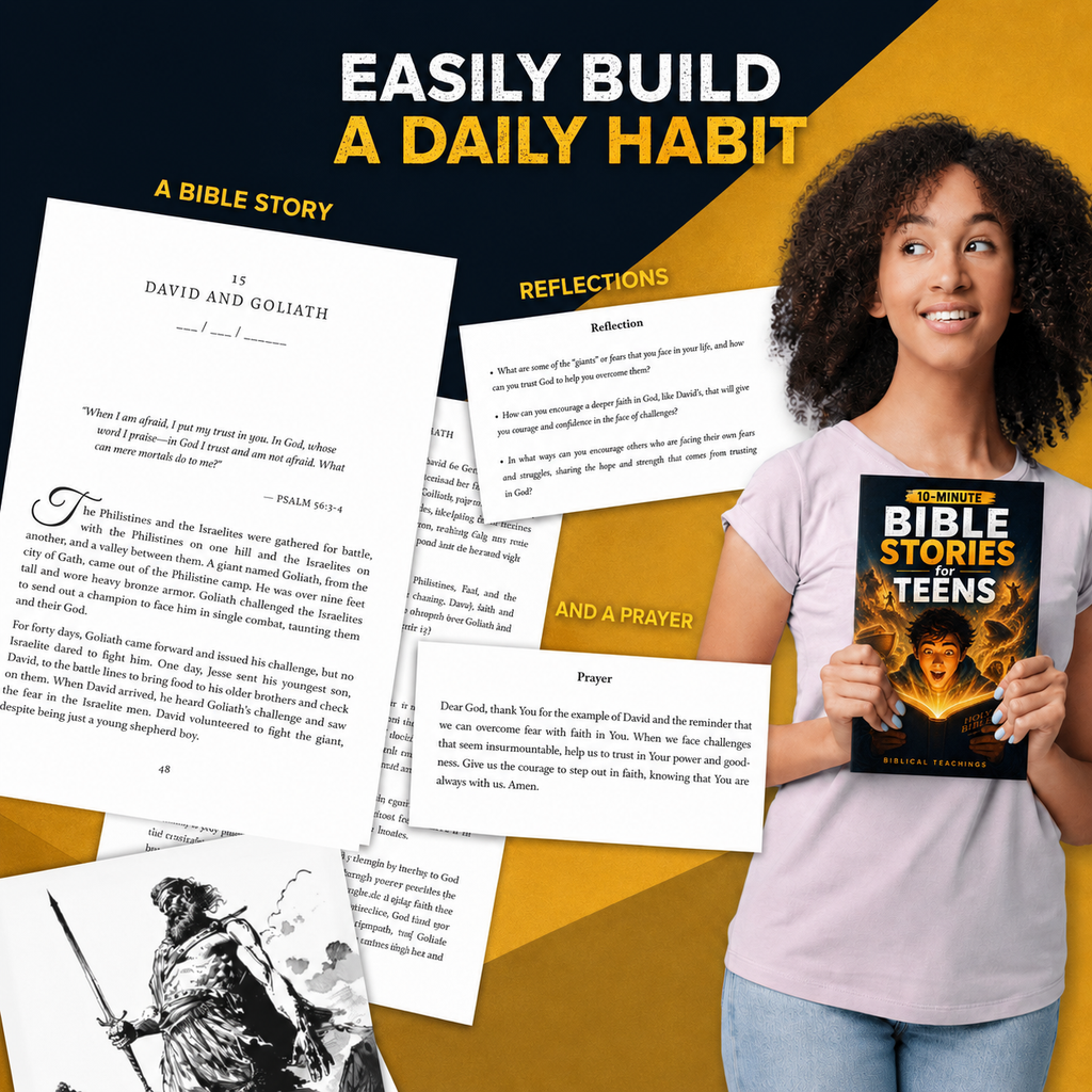 10-Minute Bible Stories for Teens: A Modern, Interactive Guide For Today’s Youth To Explore Their Faith, Discover Timeless Values, & Tackle New Challenges With God’s Wisdom (Paperback)
