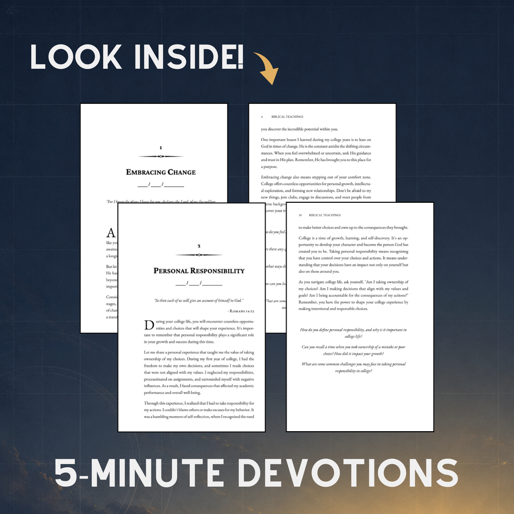 Daily Morning Devotional for College Students: 5-Minute Devotions To Empower Christian Men During Their Studies (Paperback)