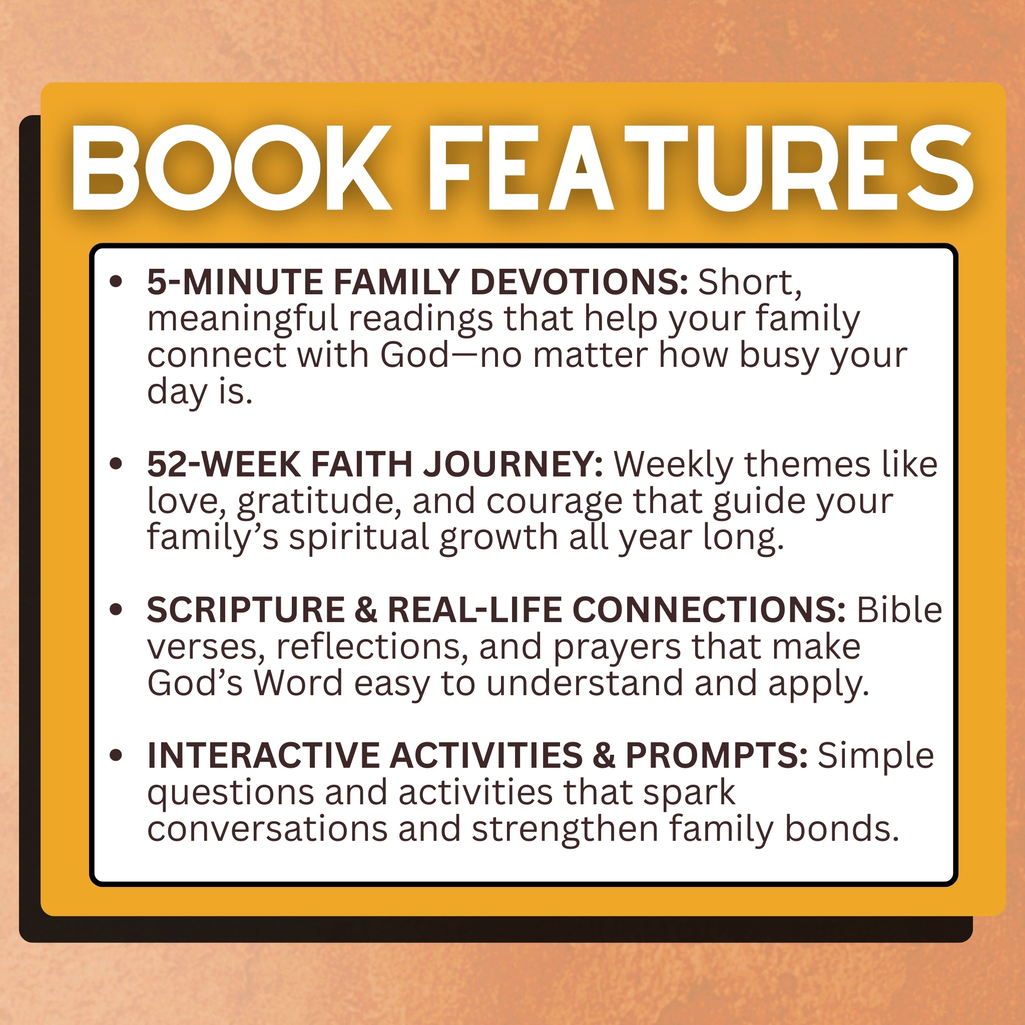 12 Months of 5-Minute Family Devotions For Kids, Teens, And Parents: 52 Weeks of Faith-Building Activities, Prayer, And Bible Study For Strengthening Family Connections (Paperback)