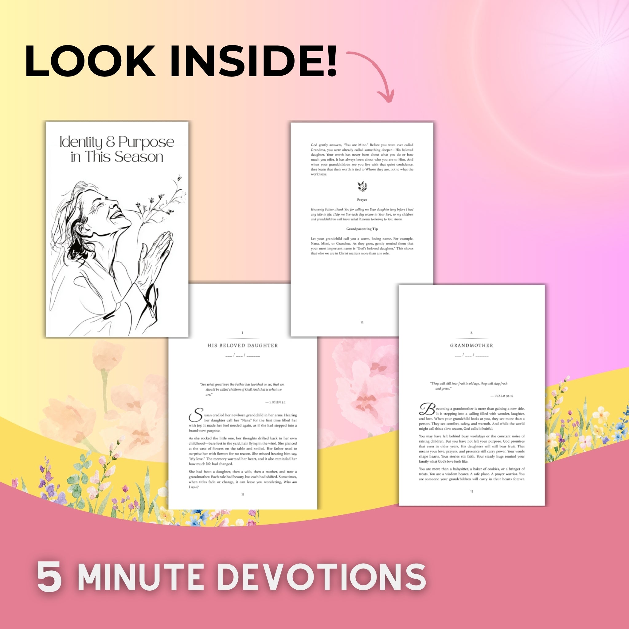 A 52-Week Devotional for Grandmas: 5-Minute Devotions & Prayers to Strengthen Family Connections, Draw Closer to God, and Bring You Encouragement in Every Season